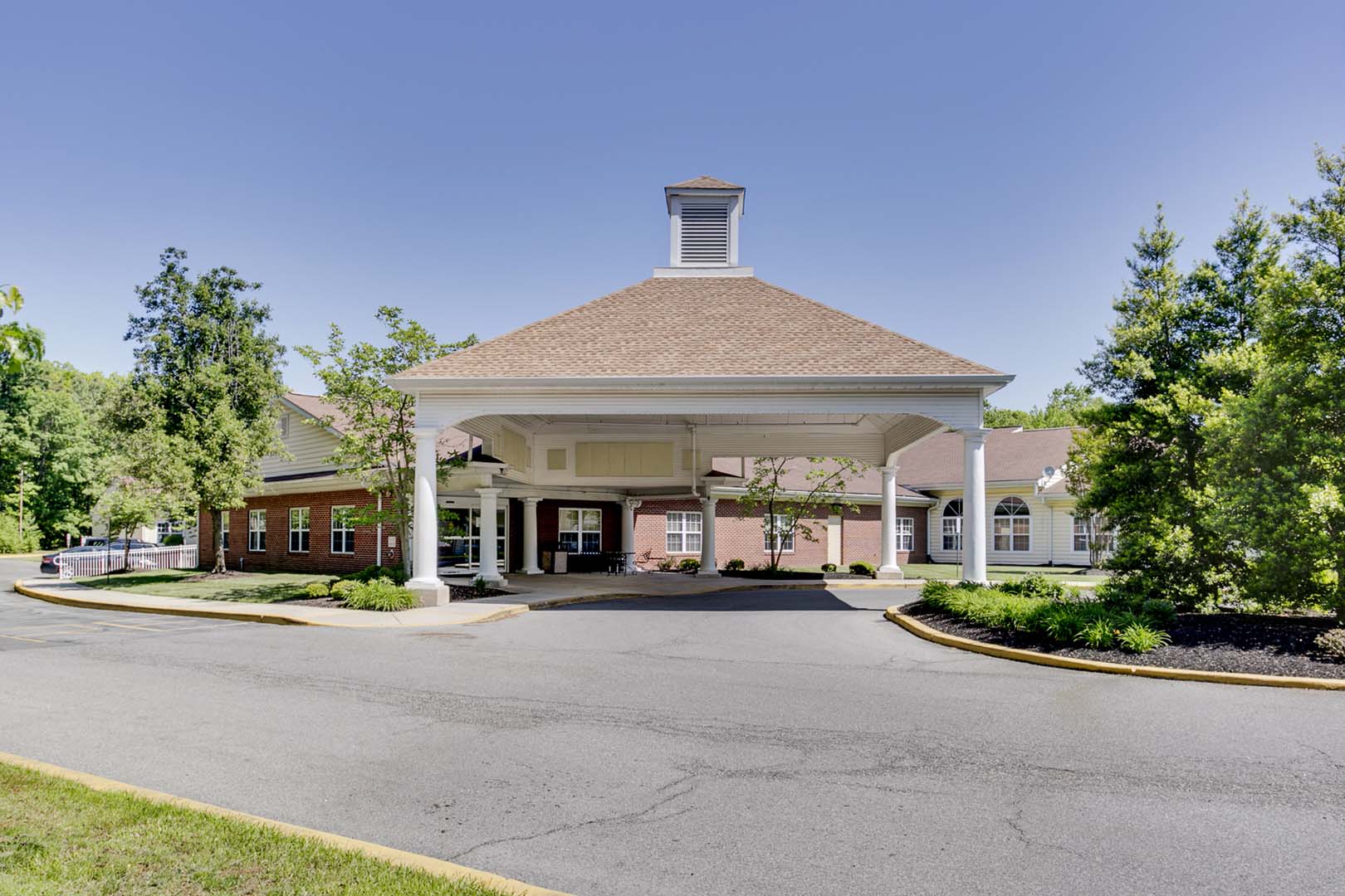 Cadia Rehabilitation Capitol main entrance in Dover, Delaware